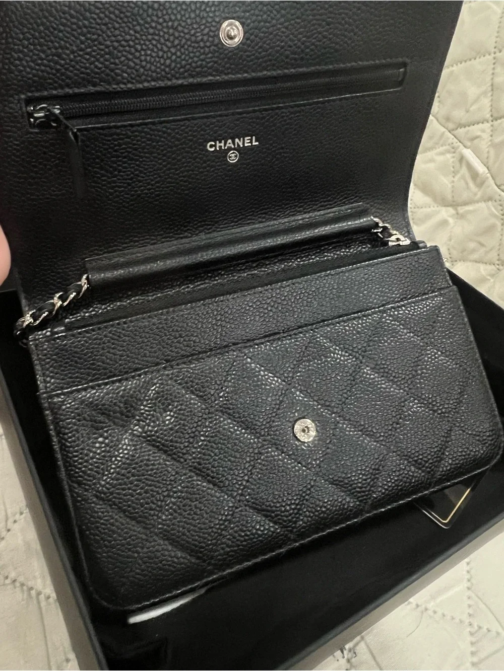 Chanel Classic Caviar WOC Crossbody